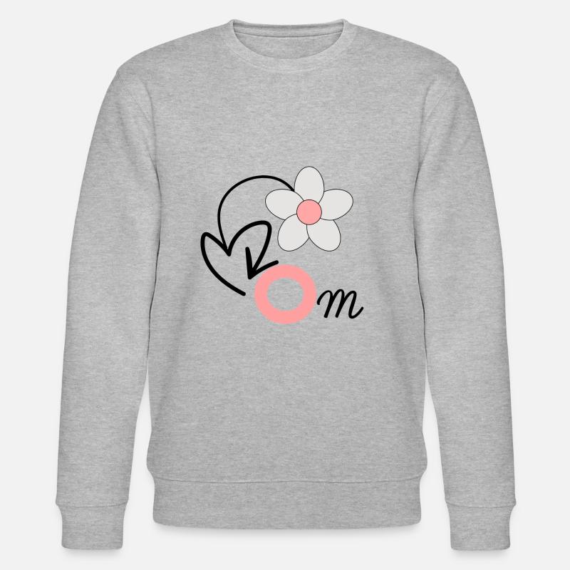 Mom - Stanley/Stella Unisex Bio-Sweatshirt CHANGER  - Grau meliert