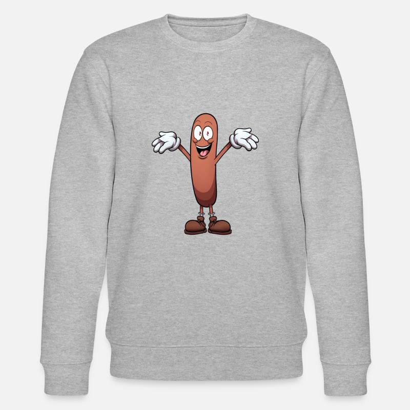 Süße Wurst - Stanley/Stella Unisex Bio-Sweatshirt CHANGER  - Grau meliert