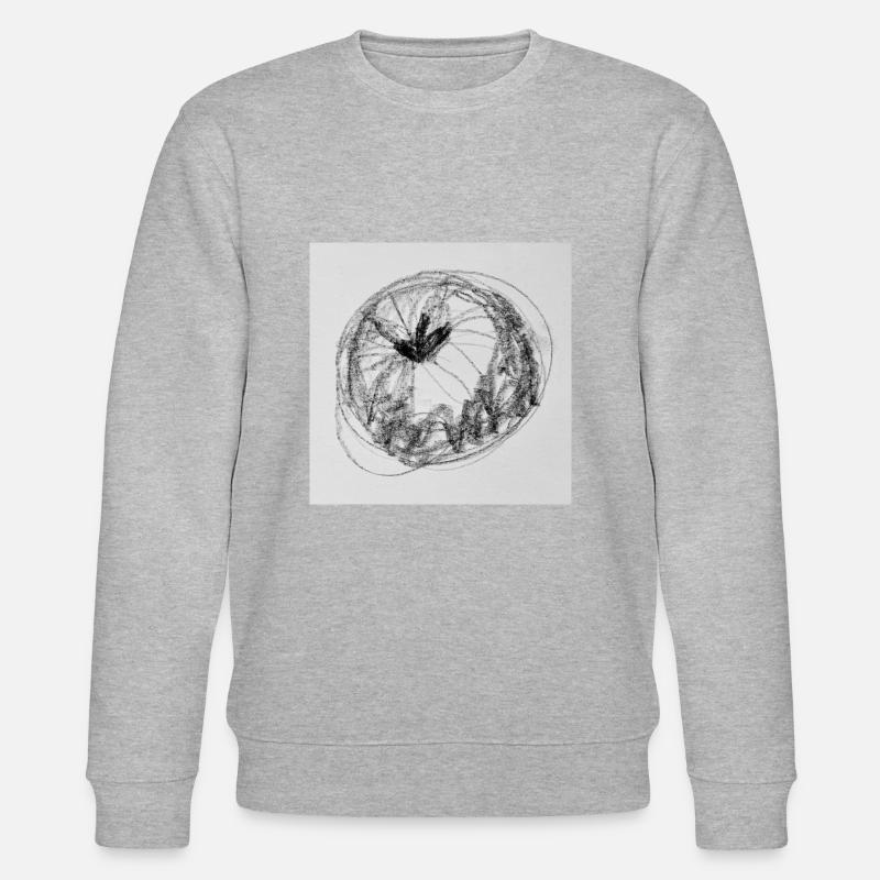 Apfel - Stanley/Stella Unisex Bio-Sweatshirt CHANGER  - Grau meliert