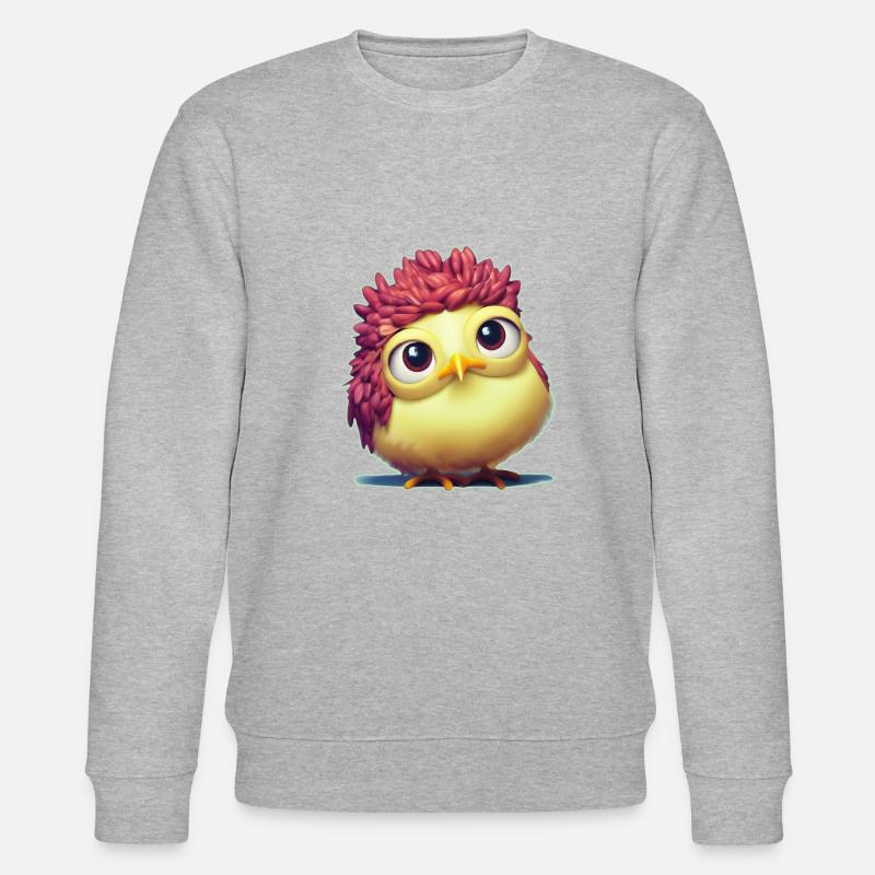 Kücken 4 - Stanley/Stella Unisex Bio-Sweatshirt CHANGER  - Grau meliert