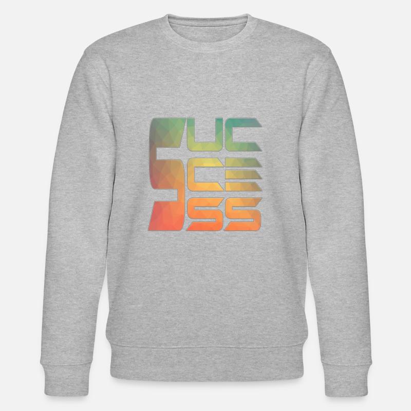 SUCCESS / ERFOLG - Stanley/Stella Unisex Bio-Sweatshirt CHANGER - Grau meliert