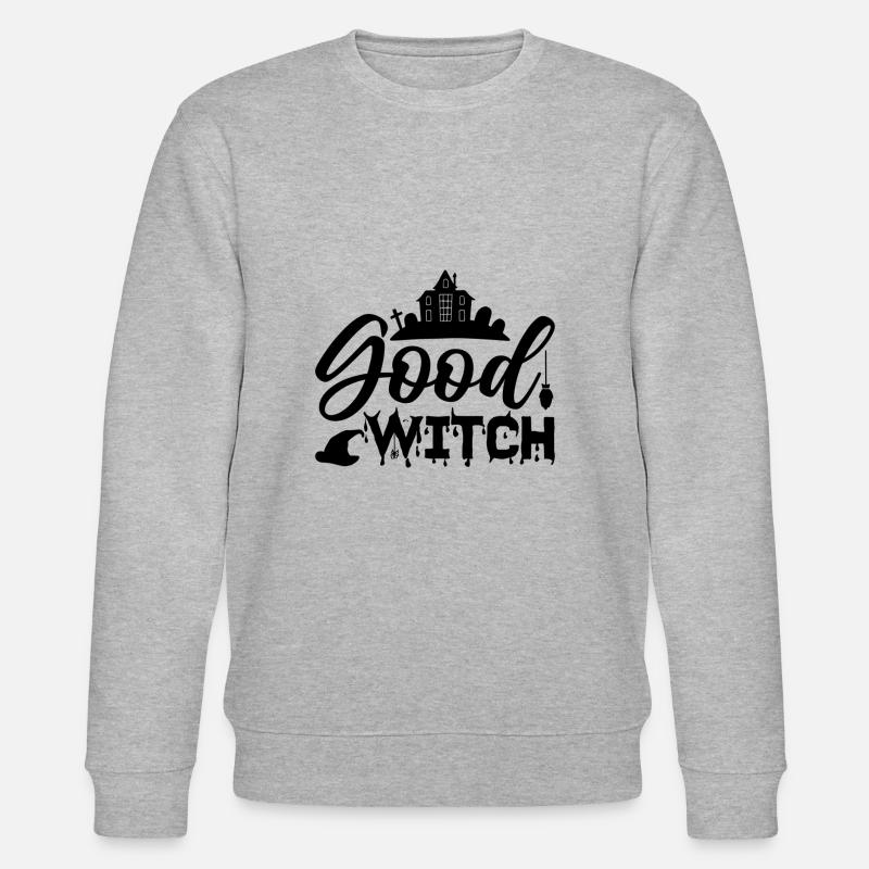Good Witch - Stanley/Stella Unisex Bio-Sweatshirt CHANGER  - Grau meliert