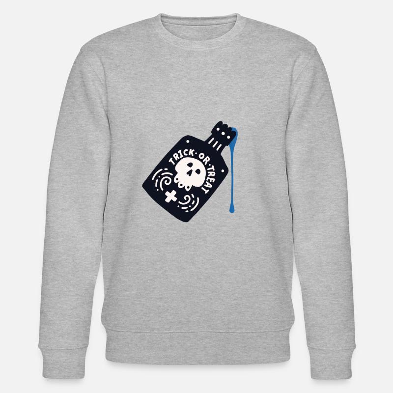 Halloween Tödlicher Trank - Stanley/Stella Unisex Bio-Sweatshirt CHANGER  - Grau meliert