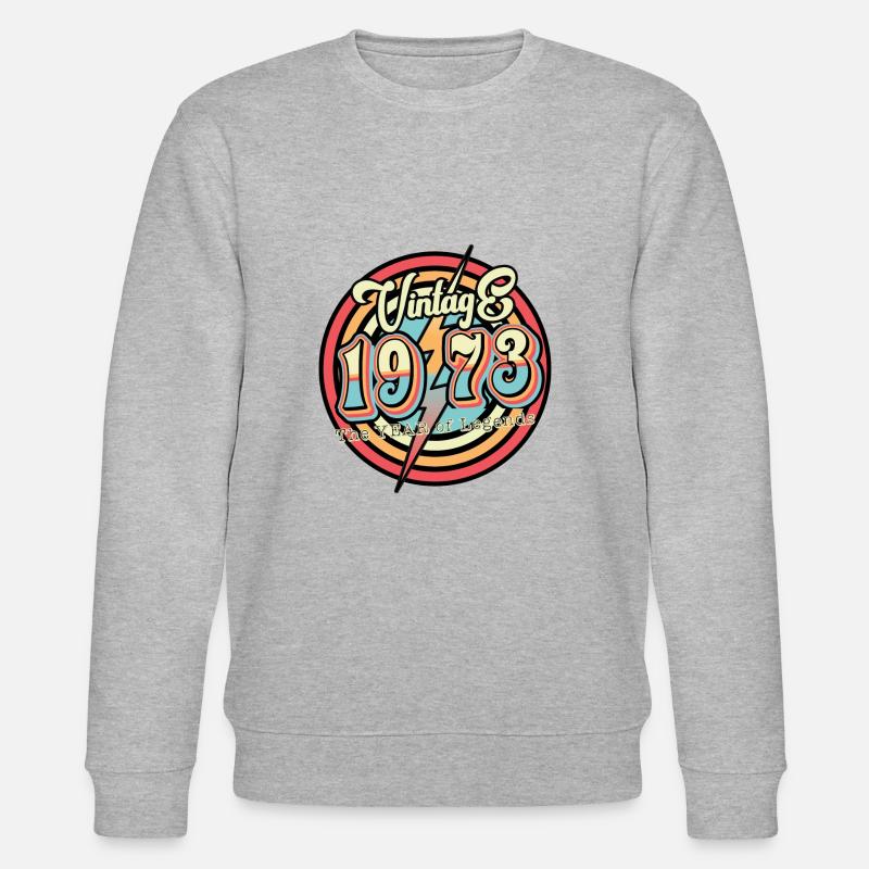 Millésime 1973 - Sweat bio CHANGER Stanley/Stella Unisexe - gris chiné