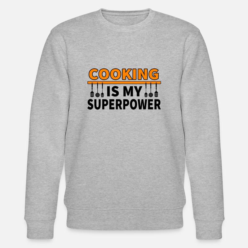 Kochen - Stanley/Stella Unisex Bio-Sweatshirt CHANGER  - Grau meliert
