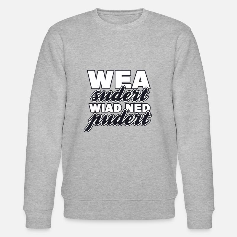 Wea sudert.... - Stanley/Stella Unisex Bio-Sweatshirt CHANGER  - Grau meliert