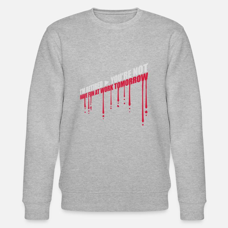 have fun at work - Stanley/Stella Unisex Bio-Sweatshirt CHANGER  - Grau meliert