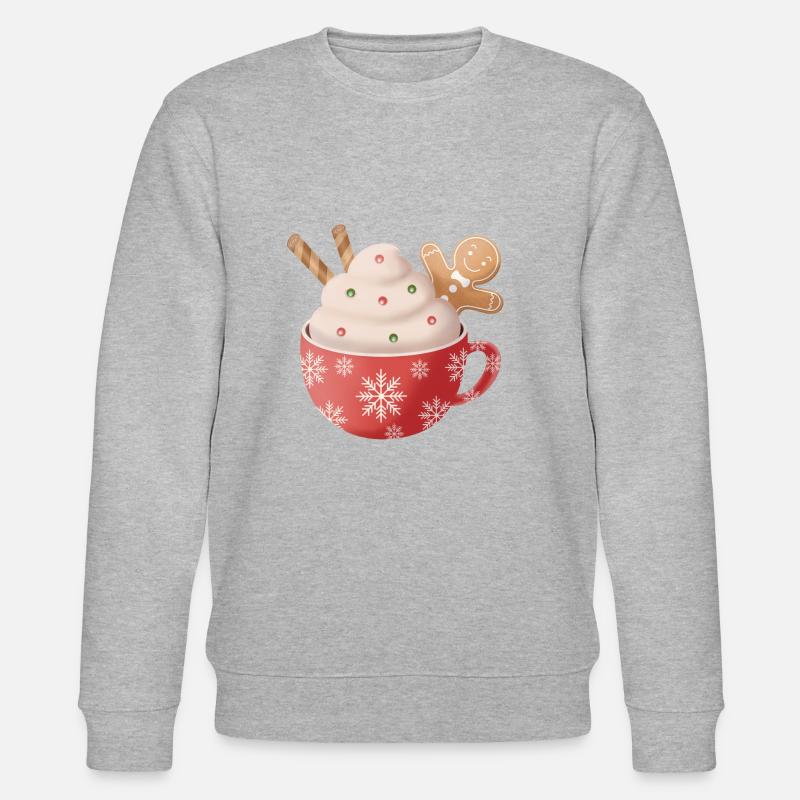 Christmascup - Stanley/Stella Unisex Bio-Sweatshirt CHANGER  - Grau meliert