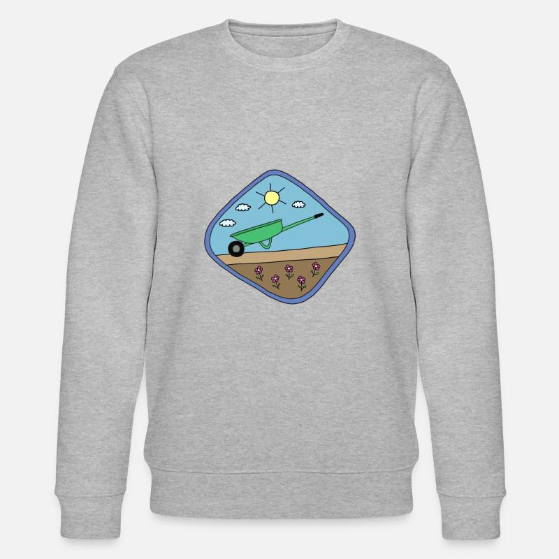 Conception de jardins - Sweat bio CHANGER Stanley/Stella Unisexe - gris chiné