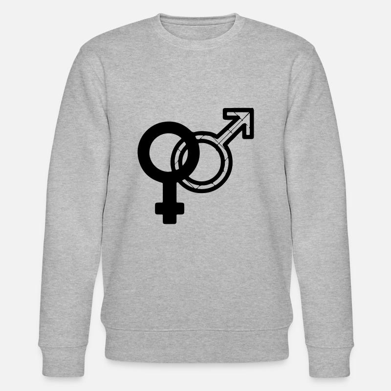 mâleandfemale - Sweat bio CHANGER Stanley/Stella Unisexe - gris chiné