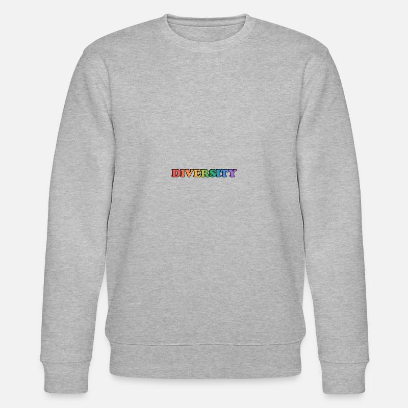 DIVERSITÉ gay rainbow pride LGBT - Sweat bio CHANGER Stanley/Stella Unisexe - gris chiné