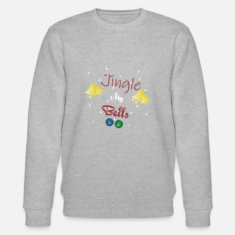 Jingle mes couilles - Sweat bio CHANGER Stanley/Stella Unisexe - gris chiné