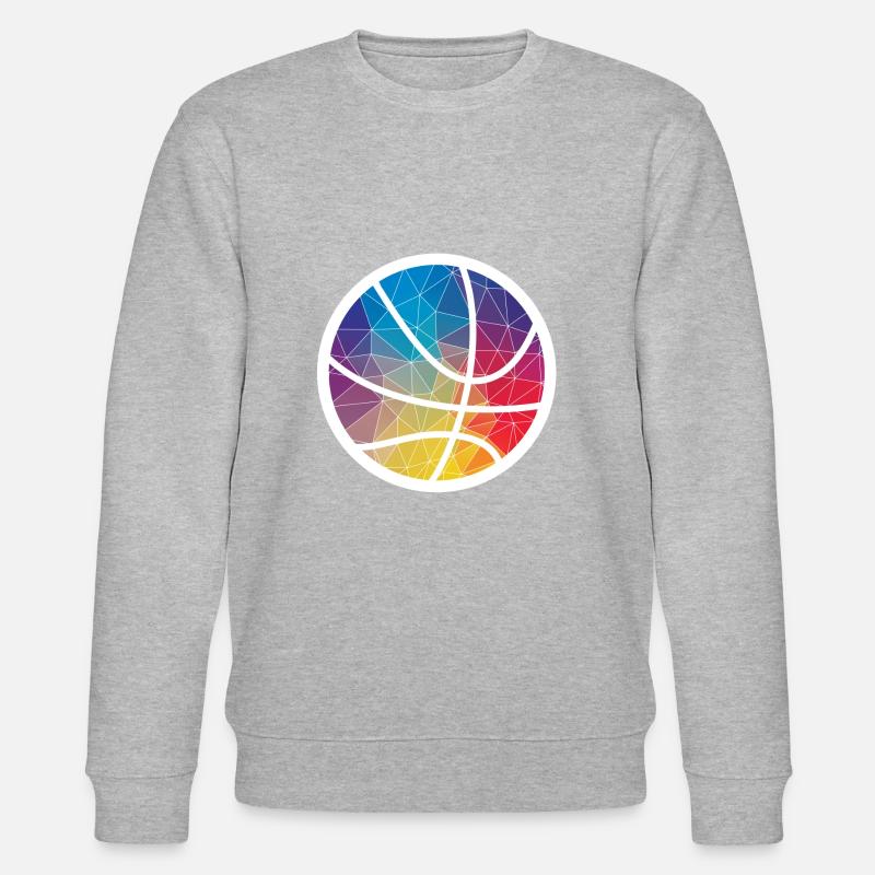 Basketball Geschenk - Stanley/Stella Unisex Bio-Sweatshirt CHANGER  - Grau meliert