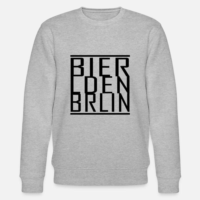 BierLaden Berlin - Stanley/Stella Unisex Bio-Sweatshirt CHANGER  - Grau meliert
