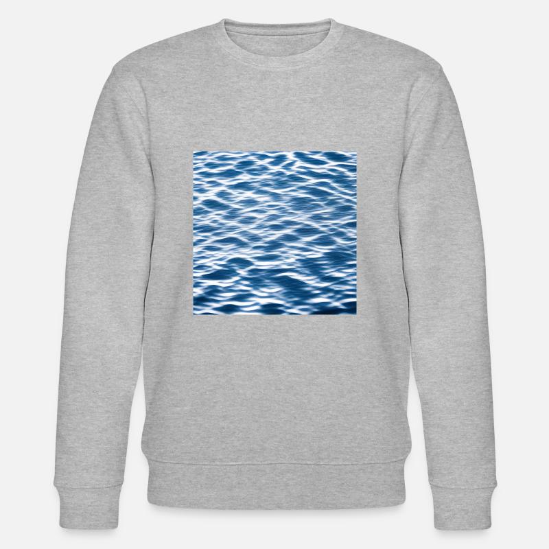 Wassermuster - Stanley/Stella Unisex Bio-Sweatshirt CHANGER  - Grau meliert