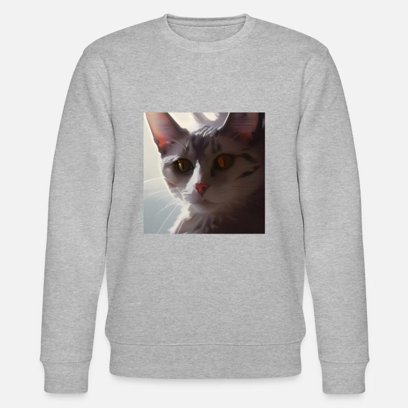 Cate Gesicht - Stanley/Stella Unisex Bio-Sweatshirt CHANGER  - Grau meliert