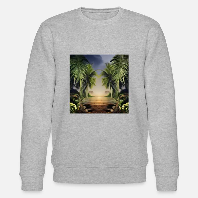 Œuvres d’art de la jungle - Sweat bio CHANGER Stanley/Stella Unisexe - gris chiné