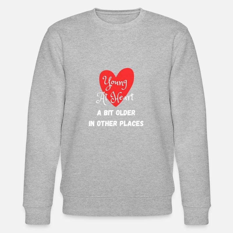 Jeune de cœur - Sweat bio CHANGER Stanley/Stella Unisexe - gris chiné