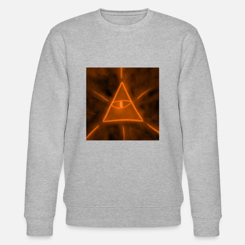 HÖCHSTE ORANGE SEIN - Stanley/Stella Unisex Bio-Sweatshirt CHANGER  - Grau meliert