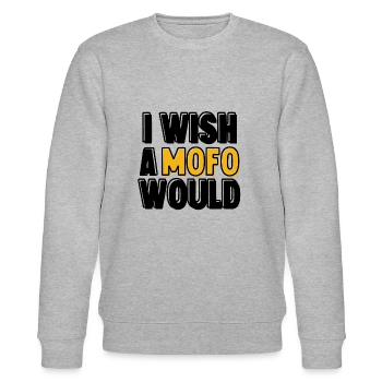 FUCK THIS SHIT T-shirt Sarcasme drôle - Sweat bio CHANGER Stanley/Stella Unisexe - gris chiné - Devant - Nik (191cm) & Marisol (170cm)