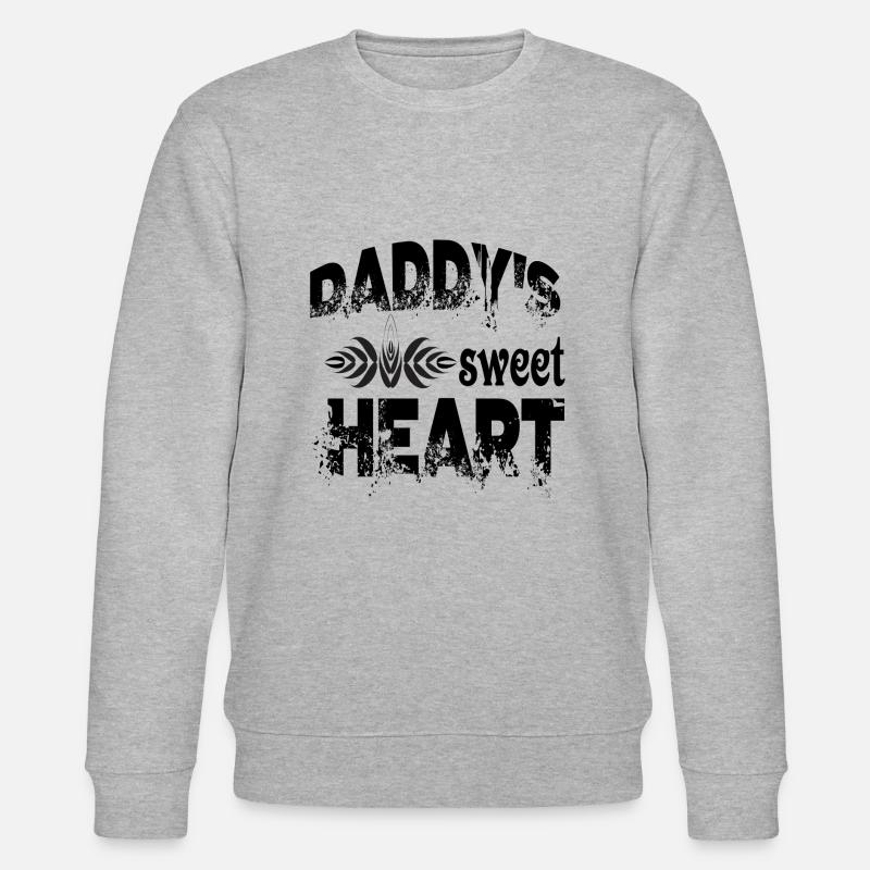 Le doux cœur de papa - Sweat bio CHANGER Stanley/Stella Unisexe - gris chiné