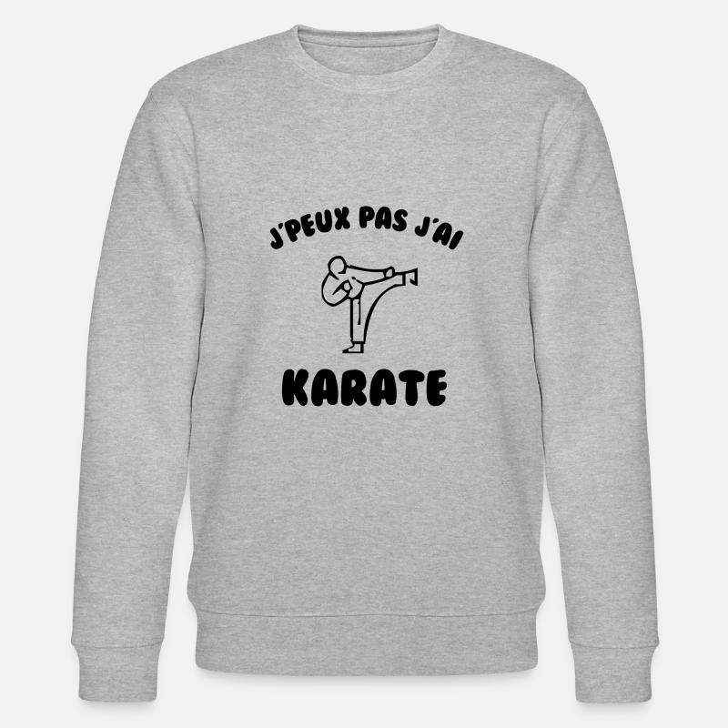 J’peux pas j’ai karaté - Sweat bio CHANGER Stanley/Stella Unisexe - gris chiné