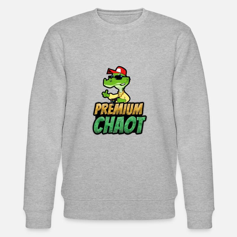 Premium Chaot - Stanley/Stella Unisex Bio-Sweatshirt CHANGER  - Grau meliert
