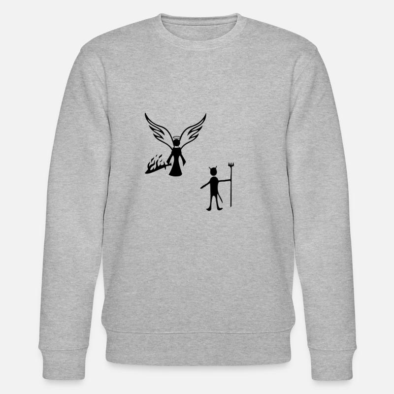 Konfrontation - Stanley/Stella Unisex Bio-Sweatshirt CHANGER  - Grau meliert