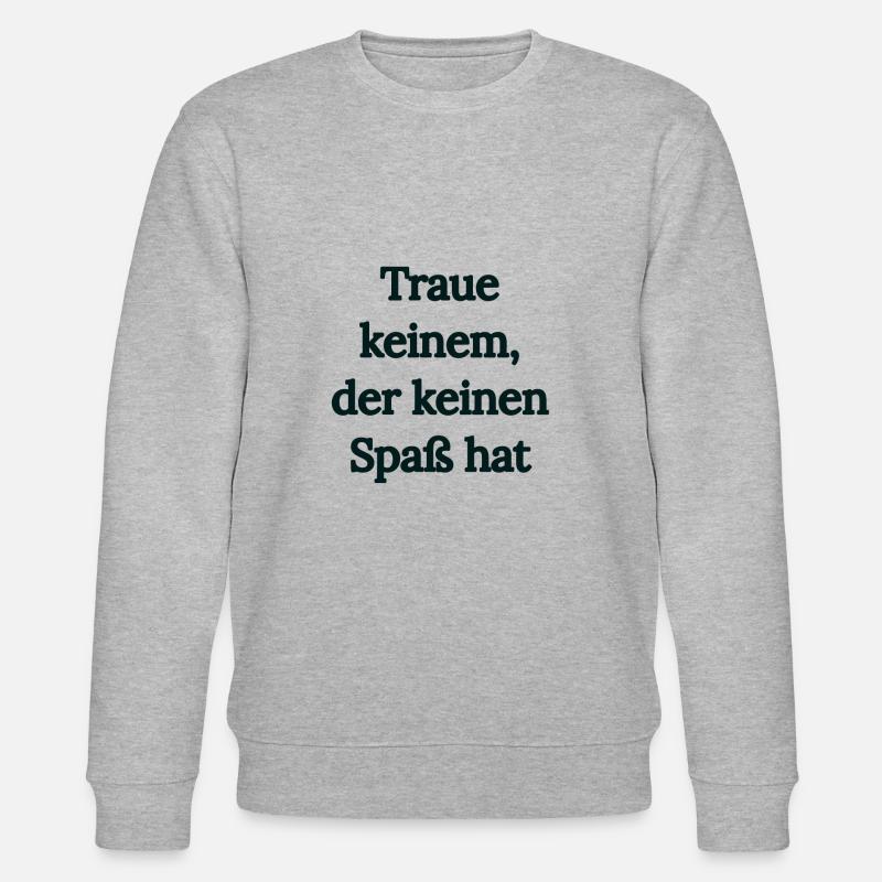 spass - Stanley/Stella Unisex Bio-Sweatshirt CHANGER  - Grau meliert