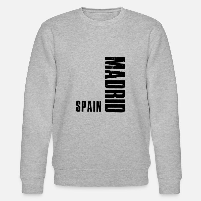 Madrid Spanien - Stanley/Stella Unisex Bio-Sweatshirt CHANGER  - Grau meliert