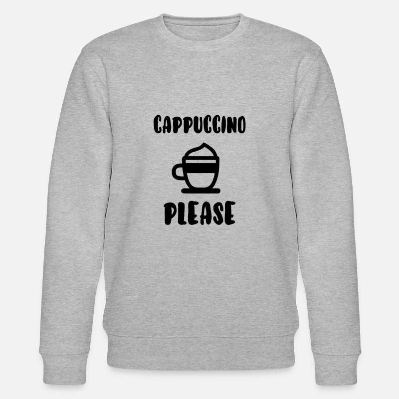 Cappuccino please - Sweat bio CHANGER Stanley/Stella Unisexe - gris chiné