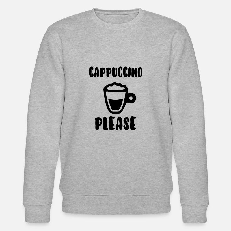 Cappuccino bitte - Stanley/Stella Unisex Bio-Sweatshirt CHANGER  - Grau meliert