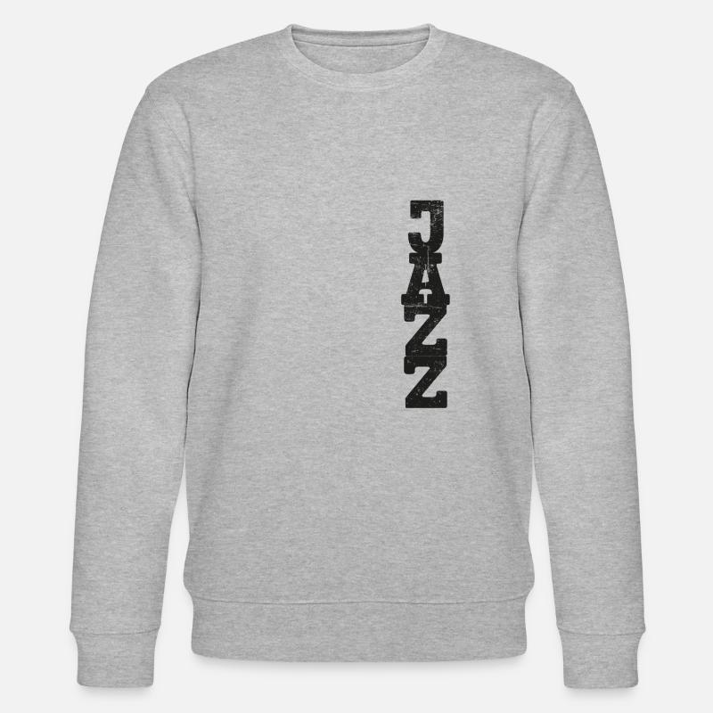 Jazz Retro - Stanley/Stella Unisex Bio-Sweatshirt CHANGER  - Grau meliert