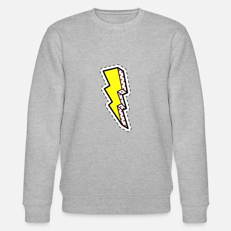 blitz Comic - Stanley/Stella Unisex Bio-Sweatshirt CHANGER  - Grau meliert