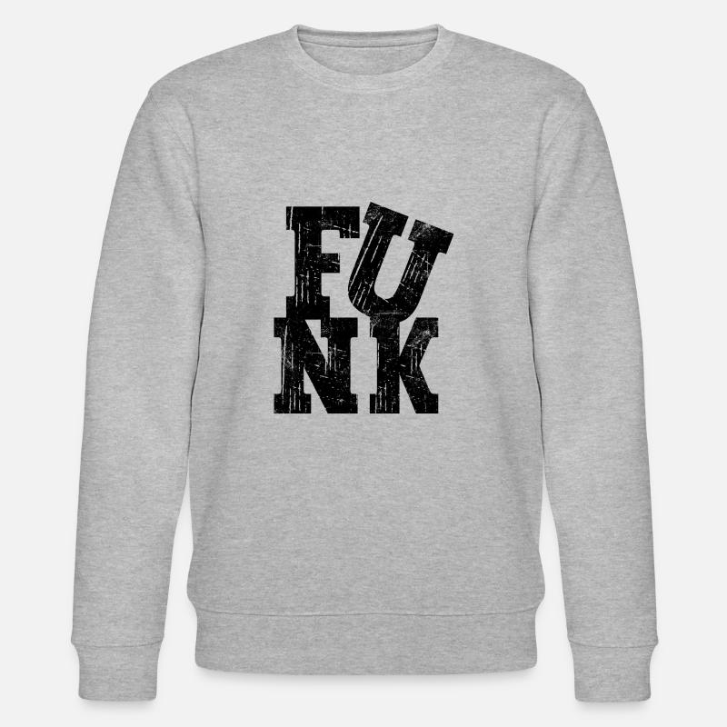 Funk Retro - Stanley/Stella Unisex Bio-Sweatshirt CHANGER  - Grau meliert