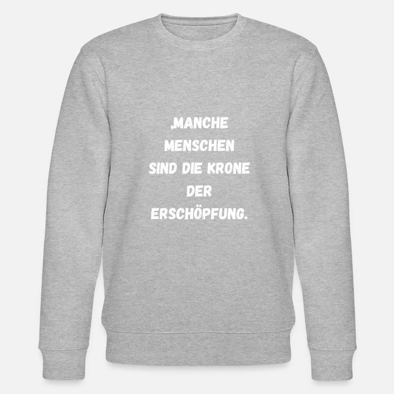 Spruch - Stanley/Stella Unisex Bio-Sweatshirt CHANGER  - Grau meliert