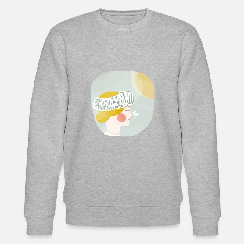Frühlingssonne - Stanley/Stella Unisex Bio-Sweatshirt CHANGER  - Grau meliert