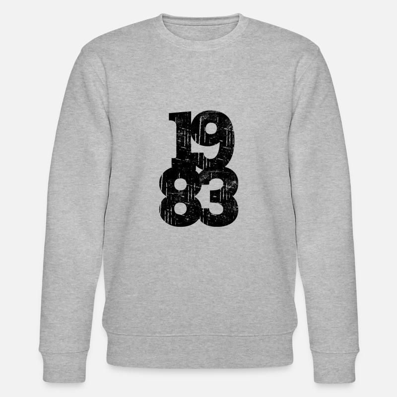 1983 40e anniversaire - Sweat bio CHANGER Stanley/Stella Unisexe - gris chiné
