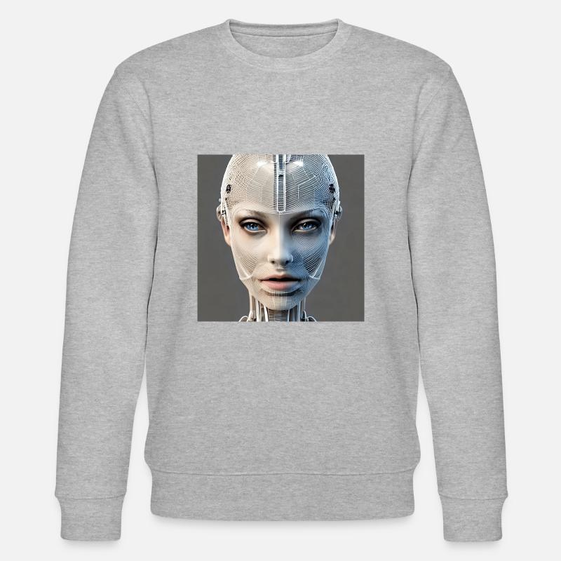Schöner Android - Stanley/Stella Unisex Bio-Sweatshirt CHANGER  - Grau meliert