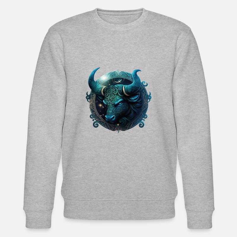Sternzeichen Stier - Stanley/Stella Unisex Bio-Sweatshirt CHANGER  - Grau meliert