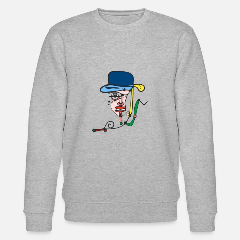 Das Unwirkliche - Stanley/Stella Unisex Bio-Sweatshirt CHANGER  - Grau meliert