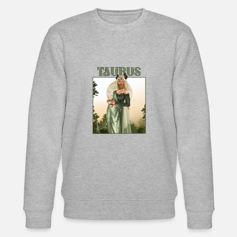 Taurus - Stanley/Stella Unisex Bio-Sweatshirt CHANGER  - Grau meliert