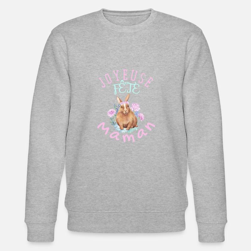 Fête des mères - Sweat bio CHANGER Stanley/Stella Unisexe - gris chiné