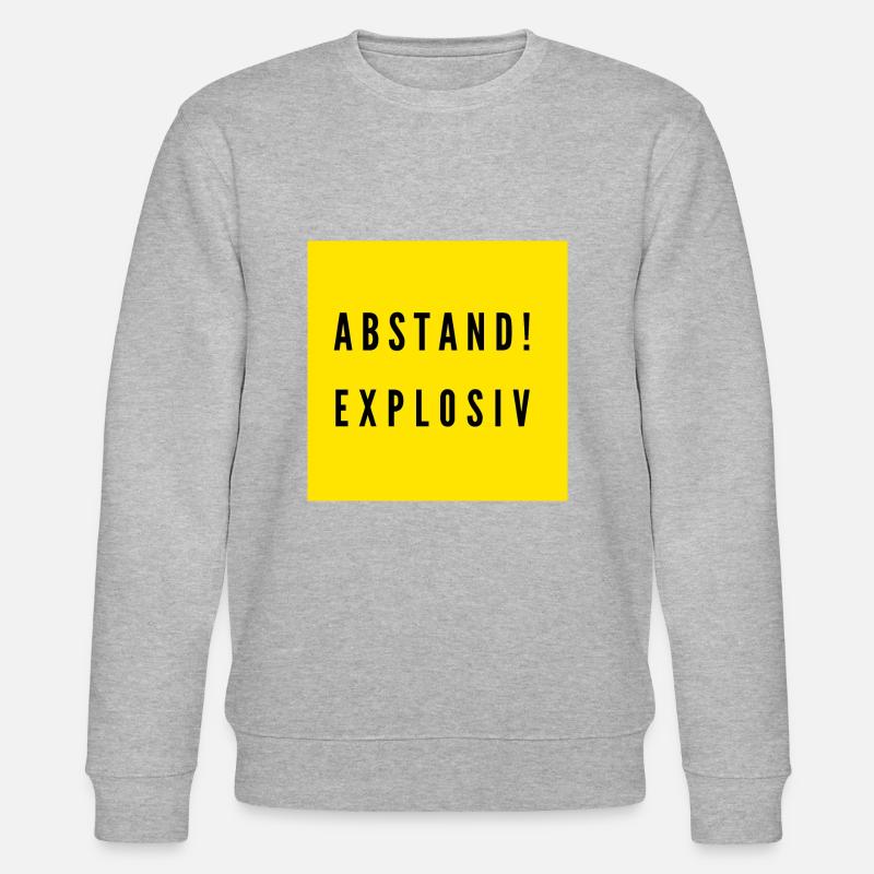 Abstand Explosiv LSBY - Stanley/Stella Unisex Bio-Sweatshirt CHANGER  - Grau meliert