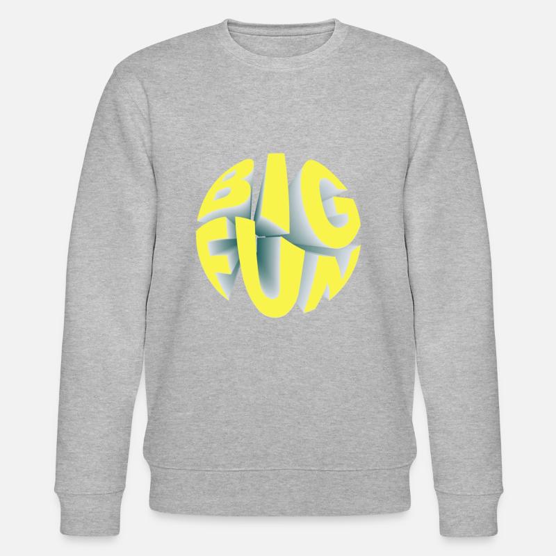 c'est moi big fun - Sweat bio CHANGER Stanley/Stella Unisexe - gris chiné