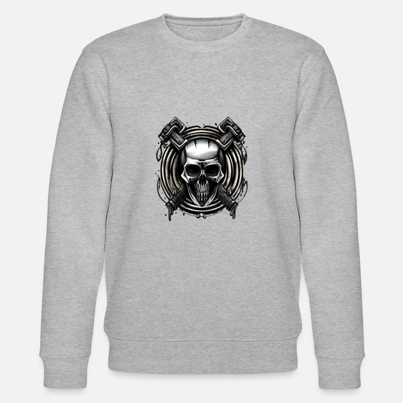 Wikinger Nord - Stanley/Stella Unisex Bio-Sweatshirt CHANGER  - Grau meliert
