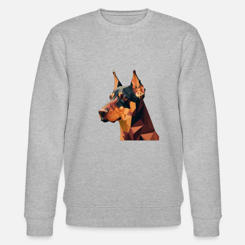 DOBERMANN - Stanley/Stella Unisex Bio-Sweatshirt CHANGER  - Grau meliert