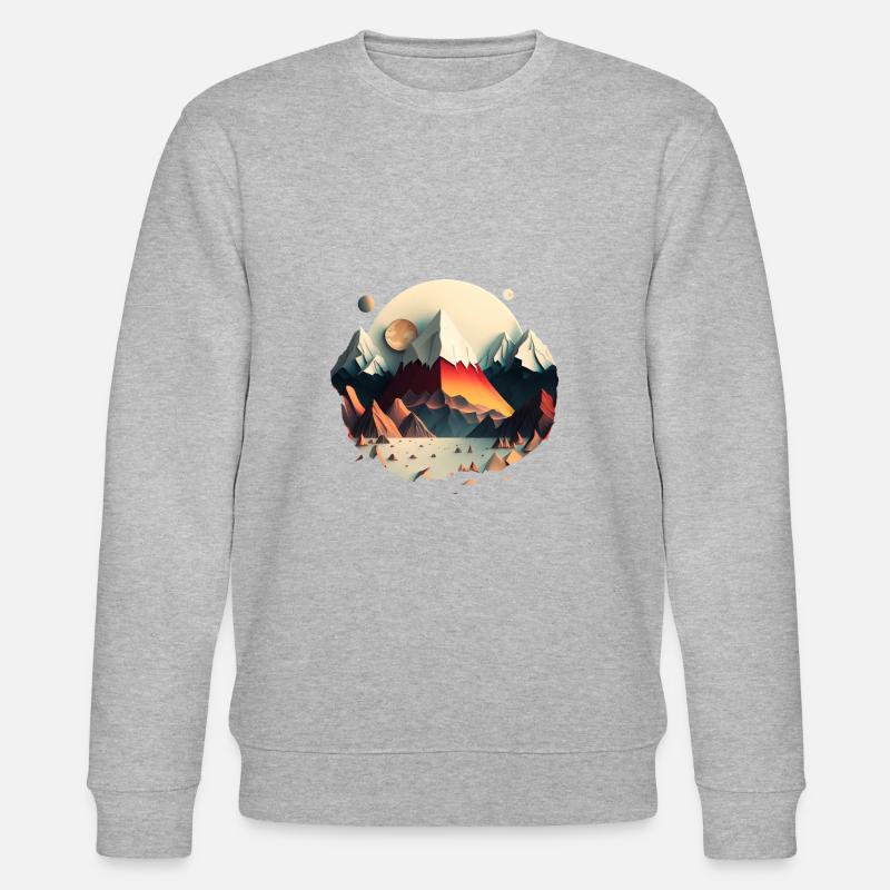 SURRÉEL - Sweat bio CHANGER Stanley/Stella Unisexe - gris chiné