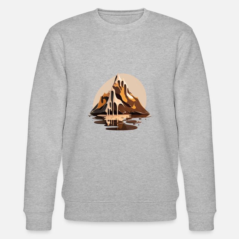 SURREAL - Stanley/Stella Unisex Bio-Sweatshirt CHANGER  - Grau meliert