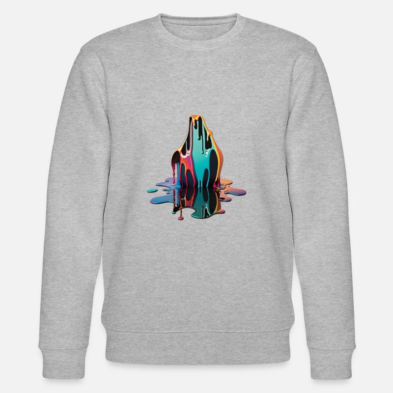 DRIPPY - Stanley/Stella Unisex Bio-Sweatshirt CHANGER  - Grau meliert